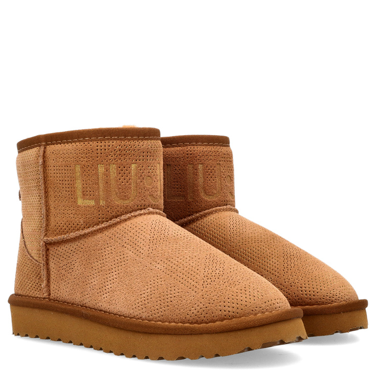 Śniegowce damskie premium - LIU JO JIL 02 CAMEL
