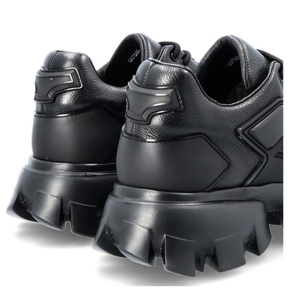 Designerskie sneakersy męskie - JOHN DOUBARE QA758T-45L-A1256 CZARNE