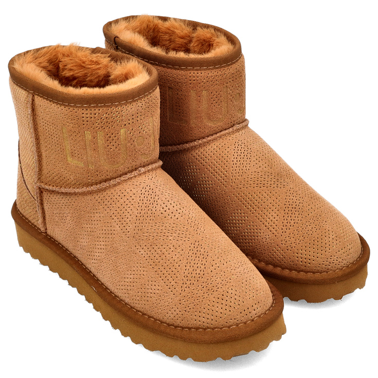 Śniegowce damskie premium - LIU JO JIL 02 CAMEL