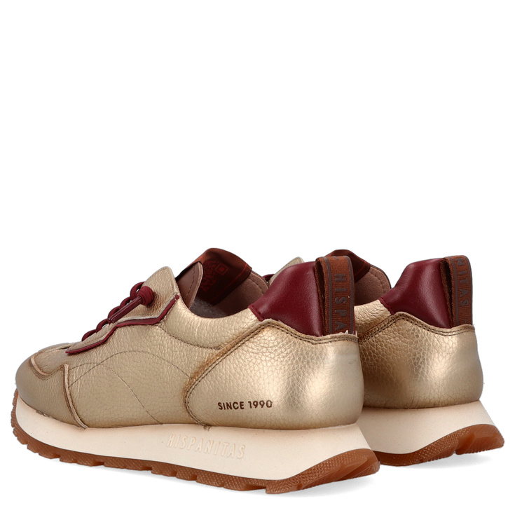 Hiszpańskie sneakersy damskie - HISPANITAS HI254312 ZŁOTE