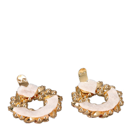 Duże okrągłe klipsy do butów - TYMOTEO LOVE T51 ZŁOTE