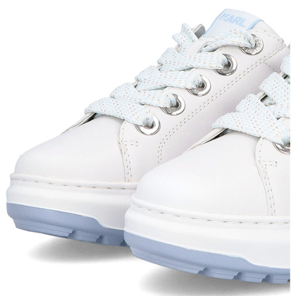 Sneakersy damskie - KARL LAGERFELD KAPRI KL67530 BIAŁE