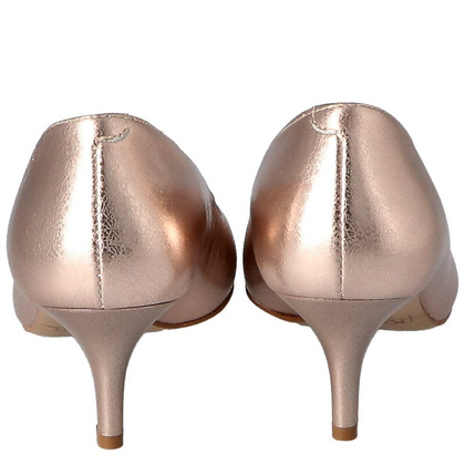 Pięknie skrojone szpilki - KOTYL 0557 RÓŻOWE ZŁOTO