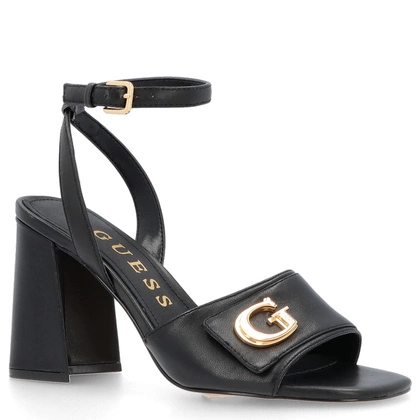 Eleganckie sandałki premium - GUESS KERNARA FLJKRNLEA03 CZARNE