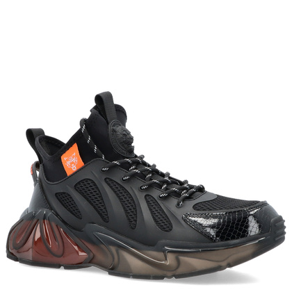 Sneakersy premium - PLEIN SPORT PACS USC0435 CZARNE