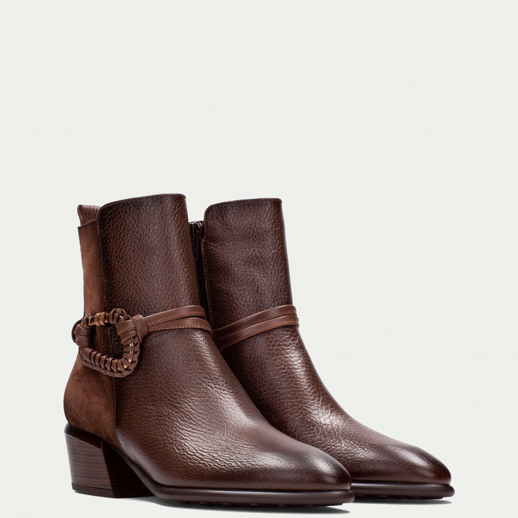 ZESTAW BUTY + TOREBKA - HISPANITAS PHI254297 TOSCASNIO G100 BRĄZOWY