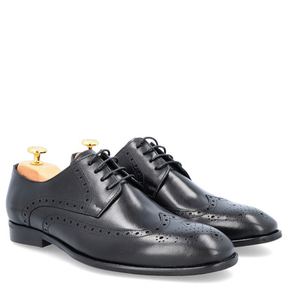 Wizytowe półbuty męskie - TAPI C-6688 CZARNE