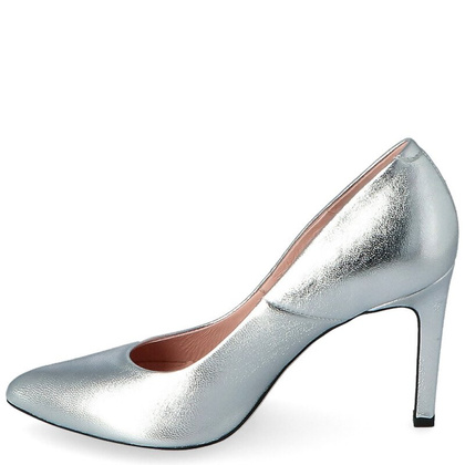 Klasyczne szpilki - BRAVO MODA 1373 SREBRNE