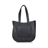 Torebka damska ze skóry - TOSCANIO C243 GRANATOWA