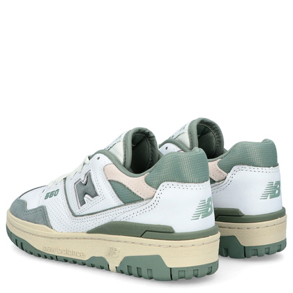 Sneakersy damskie - NEW BALANCE BBW550NED BIAŁO-ZIELONE