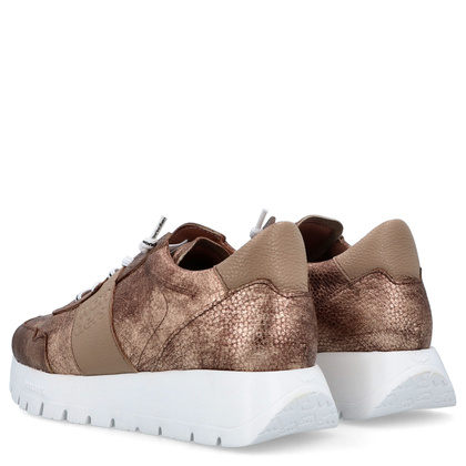 Hiszpańskie sneakersy premium - WONDERS A-2492 ZŁOTE