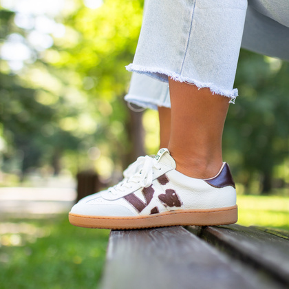 Hiszpańskie sneakersy premium - WONDERS AP-2001 BIAŁE