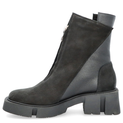 Wygodne botki ze skóry - TYMOTEO 2164/1 CZARNY