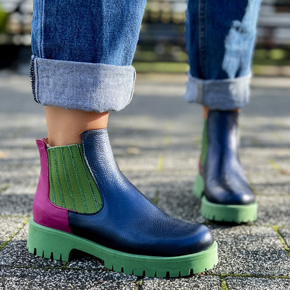 Kolorowe sztyblety - TYMOTEO A1001 KOLOROWE