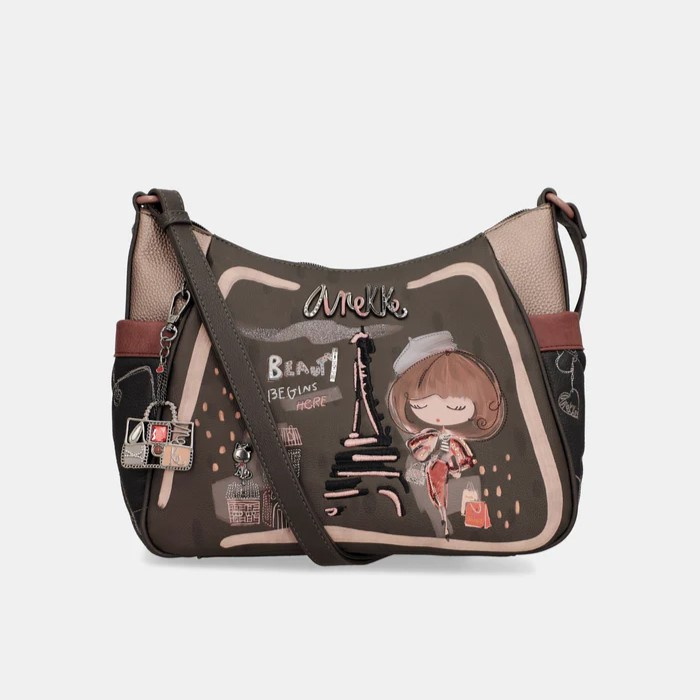 Torebka damska crossbody - ANEKKE MADEMOISELLE 41803-002