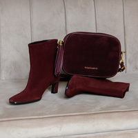 ZESTAW BUTY + TOREBKA - TYMOTEO G1076 TOSCANIO G88 BORDOWE