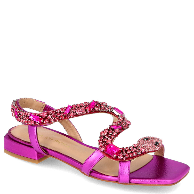 Eleganckie hiszpańskie sandały - ALMA EN PENA V240730 FUKSJA