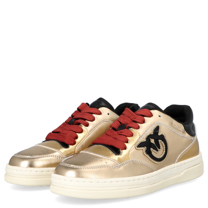 Sneakersy damskie premium - PINKO MANDY 01 ZŁOTE