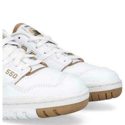 Sneakersy damskie - NEW BALANCE BBW550BT BIAŁO-BRĄZOWE