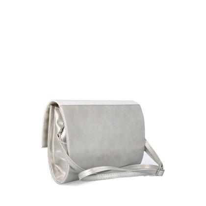 Wizytowa kopertówka - TYMOTEO 06 PRZECIERANY SREBRNY