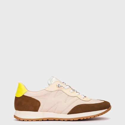 Hiszpańskie sneakersy premium - WONDERS A-4802 BEŻOWE