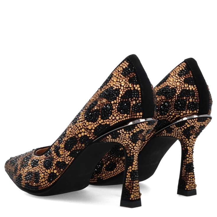 Hiszpańskie szpilki z cyrkoniami - ALMA EN PENA I250403 PANTERKA