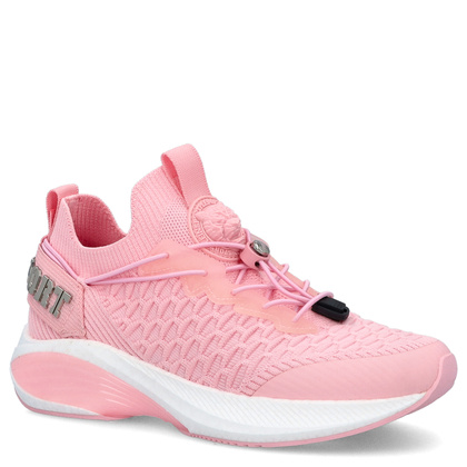 Sneakersy z siateczki premium - PLEIN SPORT SAES USC0751 RÓŻOWE
