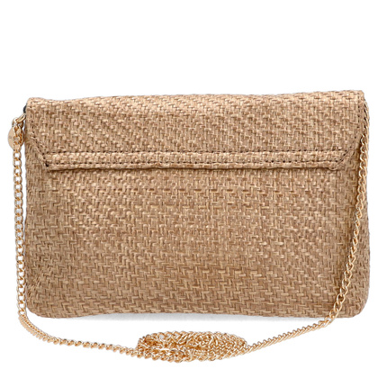 Pleciona listonoszka na łańcuszku - GIOSEPPO 75496 BEŻOWA