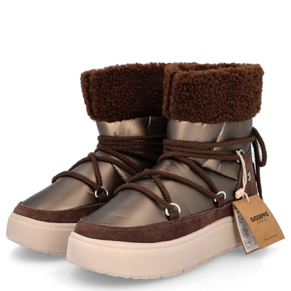 Hiszapńskie śniegowce damskie - GIOSEPPO 73283 BRĄZOWE