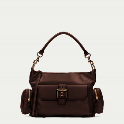 Hiszpańska torebka damska - HISPANITAS BI254140 BRĄZOWA