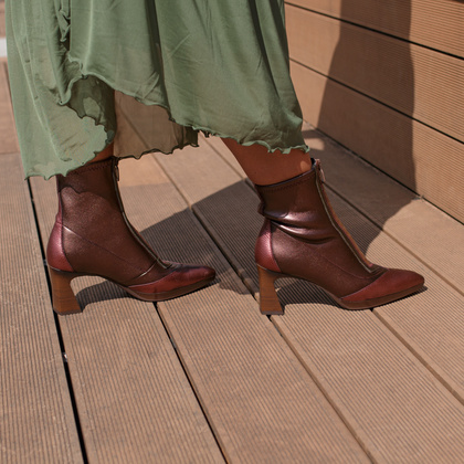 Hiszpańskie botki z zamkiem - HISPANITAS CHI254186 MULTIKOLOR