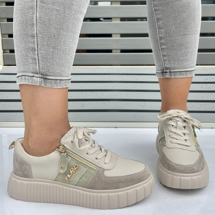 Buty sportowe damskie - FILIPPO DP6121/24 BEŻOWE