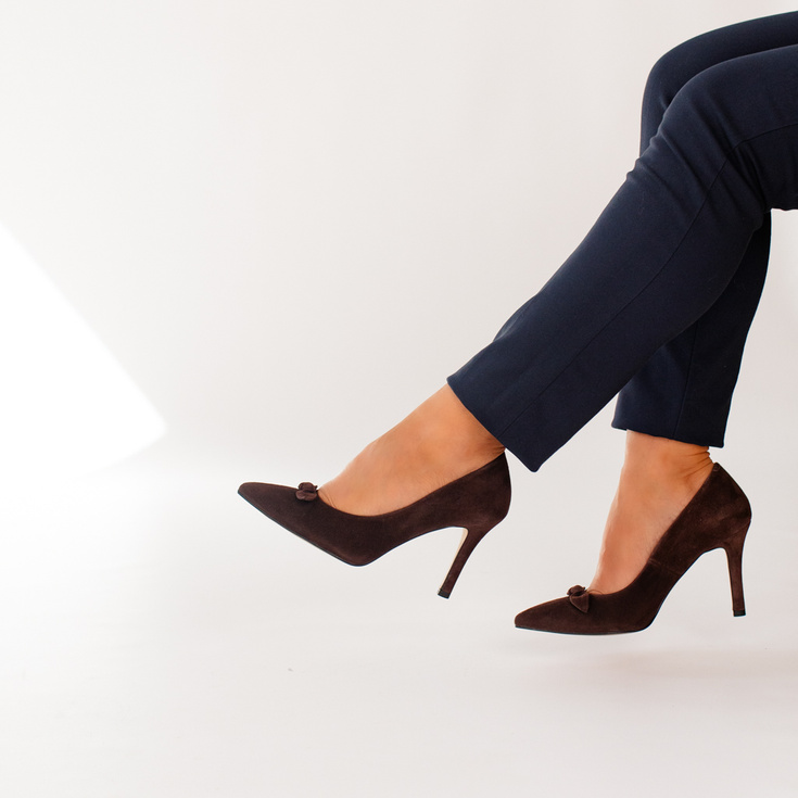 ZESTAW BUTY + TOREBKA - KOTYL 8519 TOSCANIO G141 BRĄZOWY