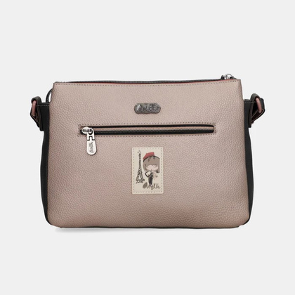 Torebka damska trzykomorowa - ANEKKE MADEMOISELLE PARISIAN 41813-184