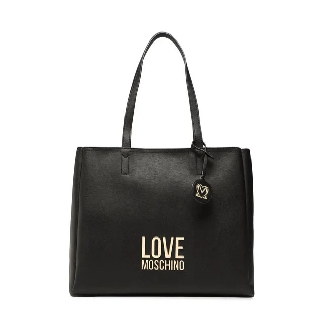 Torebka shopper - LOVE MOSCHINO JC4100PP1GLI0000 CZARNA