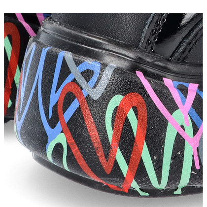 Lekkie sneakersy damskie - FILIPPO DP4480/23 CZARNE