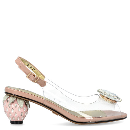 Sandały silikonowe - SCAVIOLA S-365 RÓŻOWE