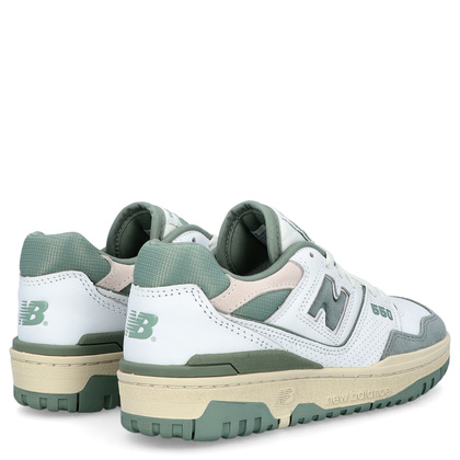 Sneakersy damskie - NEW BALANCE BBW550NED BIAŁO-ZIELONE