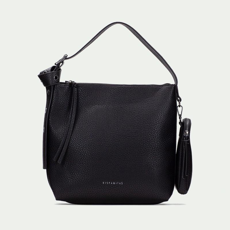 Duża torebka damska - HISPANITAS BI254145 CZARNY