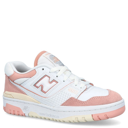 Sneakersy damskie - NEW BALANCE BBW550CD BIAŁO-RÓŻOWE