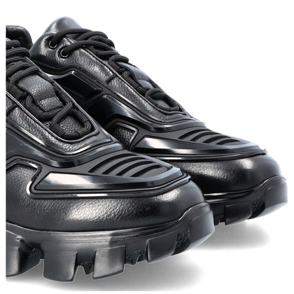 Designerskie sneakersy męskie - JOHN DOUBARE QA758T-45L-A1256 CZARNE