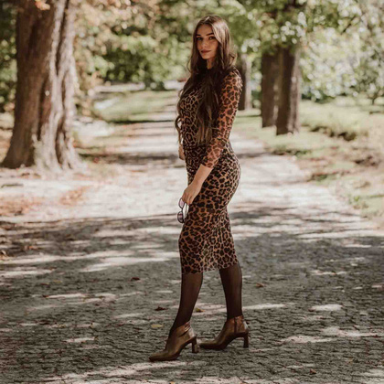 Hiszpańskie botki z wycięciem - HISPANITAS HI243576 STARE ZŁOTO