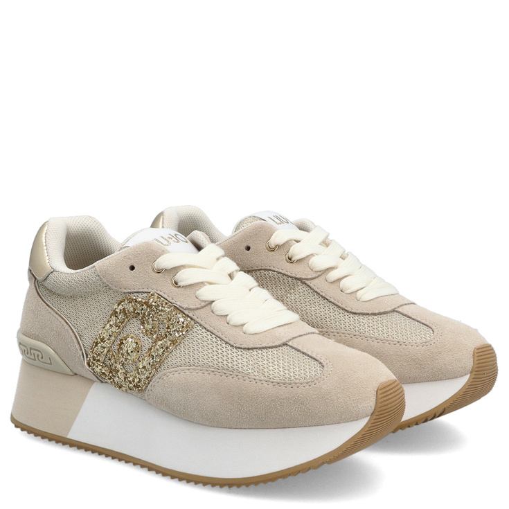 Sneakersy premium  - LIU JO DREAMY 02 BEŻOWE