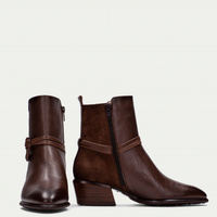 ZESTAW BUTY + TOREBKA - HISPANITAS PHI254297 TOSCASNIO G100 BRĄZOWY