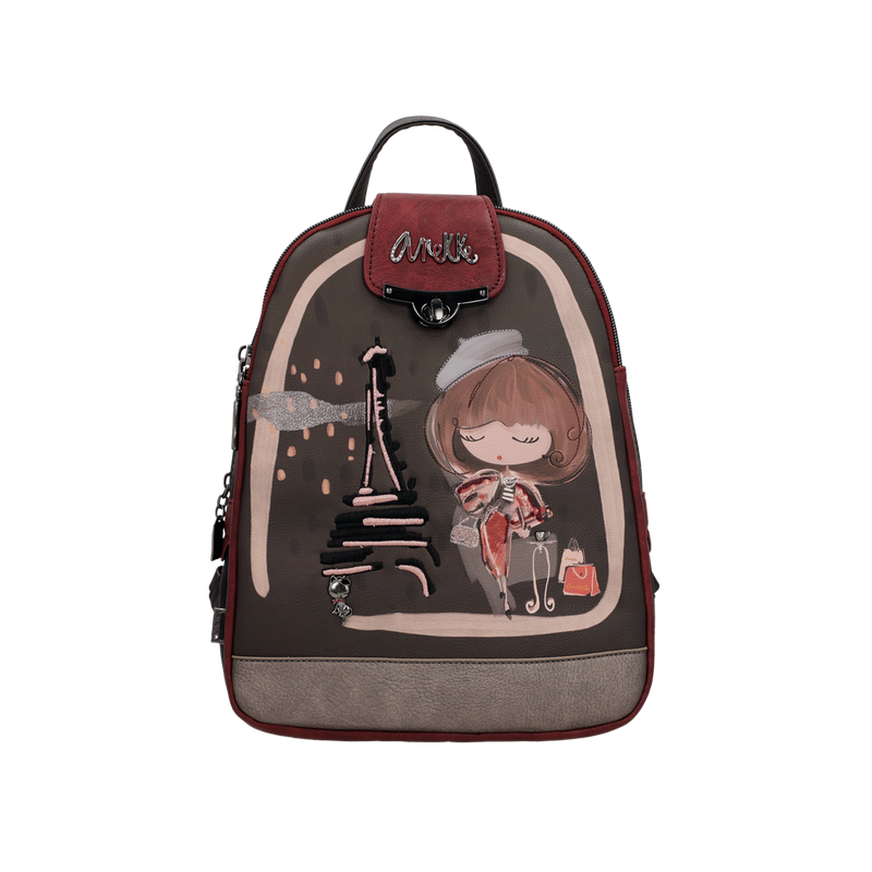 Plecak trzykomorowy - ANEKKE MADEMOISELLE 41805-043