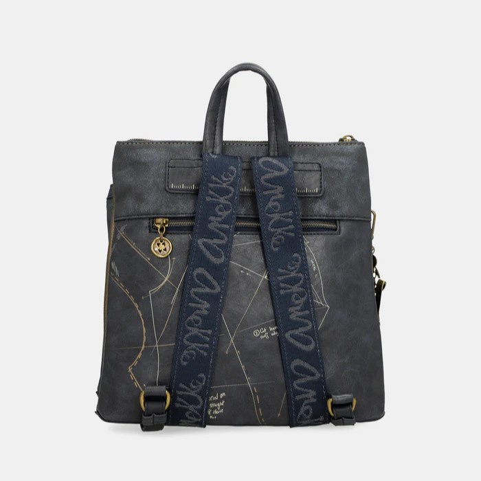 Kwadratowy plecak damski - ANEKKE MADEMOISELLE BOUTIQUE 41855-233