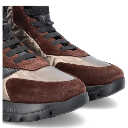 Hiszpańskie sneakersy za kostkę - WONDERS A-2471 MULTIKOLOR