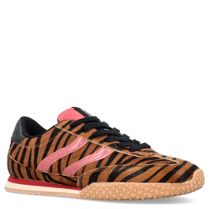 Hiszpańskie sneakersy damskie - GIOSEPPO 77010 BRĄZOWE