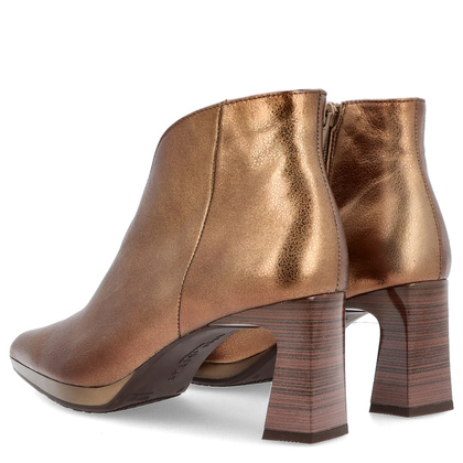 Hiszpańskie botki z wycięciem - HISPANITAS HI243576 STARE ZŁOTO