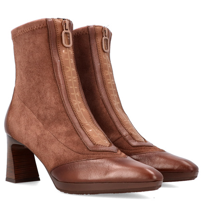 Hiszpańskie botki z zamkiem - HISPANITAS HI254186 BRĄZOWE